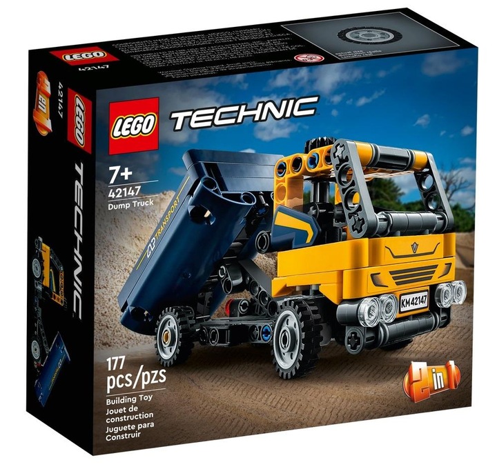LEGO TECHNIC 42147 WYWROTKA 117 el. + LEGO TORBA PAPIEROWA MAŁA