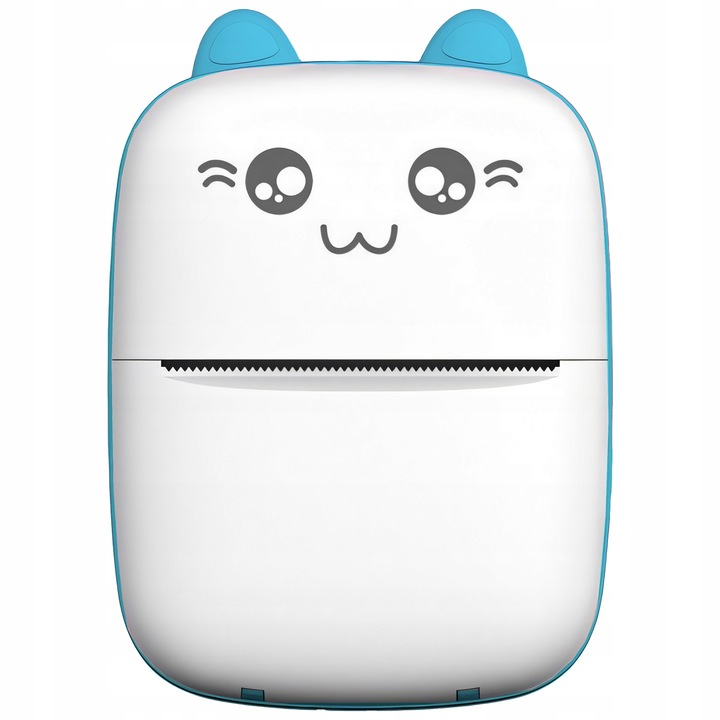 MINI DRUKARKA TERMICZNA DRUKUŚ ORYGINALNY DO ZDJĘĆ PRZENOŚNA KOTEK 11 ROLEK