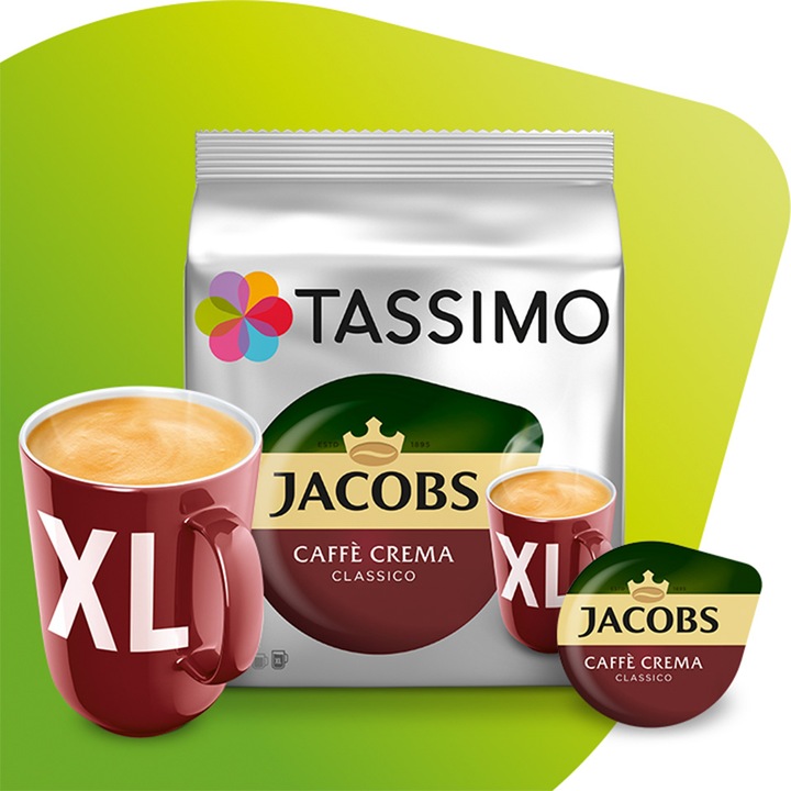 Kapsułki Tassimo Jacobs Caffe Crema 5+1 GRATIS!