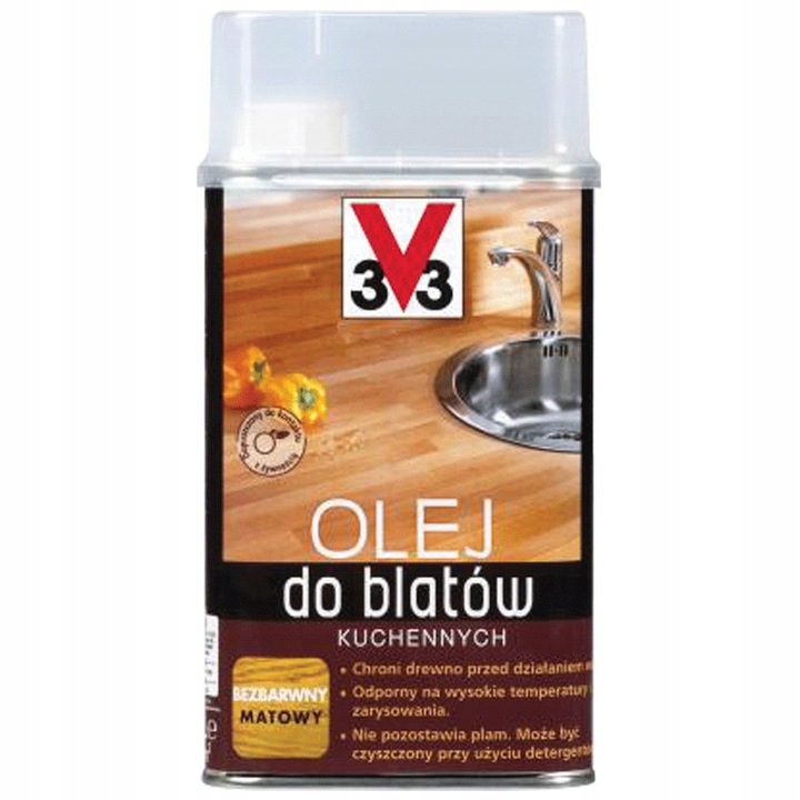 Olej bezbarwny do blatów kuchennych V33 500ml