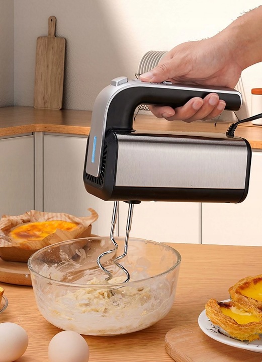 MIKSER RĘCZNY ROBOT KUCHENNY TODOMI TURBO PODKŁADKA TRZEPACZKI HAKI 5 BIEGI