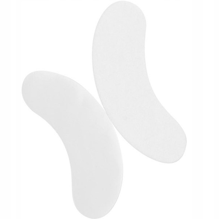 100szt Płatki pod oczy do przedłużania rzęs żelowe czarne