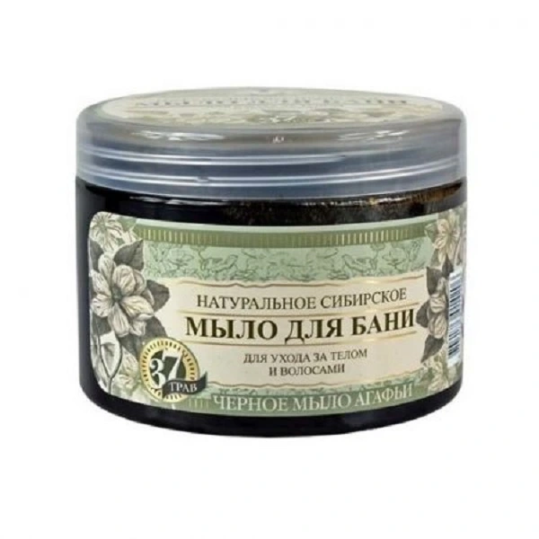 BABUSZKA AGAFIA MYDŁO SYBERYJSKIE CZARNE 500 ml