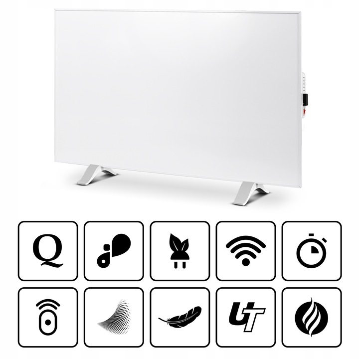 GRZEJNIK NA PODCZERWIEŃ PANEL ELEKTRYCZNY PROMIENNIK WiFi TUYA IR 500W