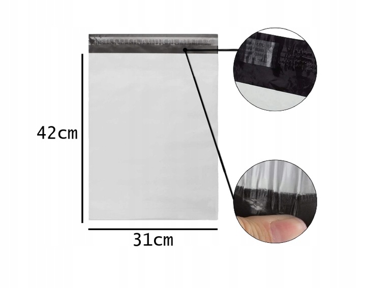 FOLIOPAKI KURIERSKIE A3 Mocne FOLIOPAK 310x420 1000szt