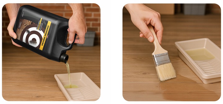 STRONG NA SZKODNIKI DREWNA KORNIKI SPUSZCZELE KOŁATKI PERMETRYNA 4,5L