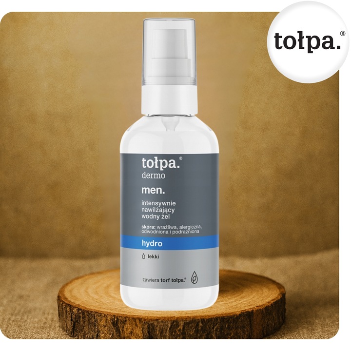 Lekki Nawilżający Wodny Żel do Twarzy dla Mężczyzn Men Hydro Skuteczny 75ml