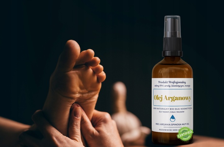 Olej olejek ARGANOWY 100 ml naturalny do twarzy