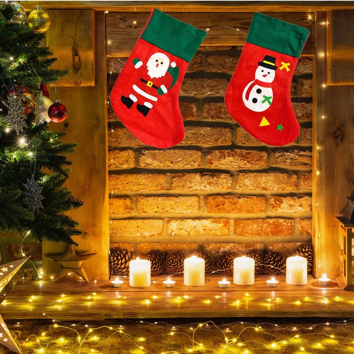 SKARPETA SKARPETY NA PREZENTY ŚW. MIKOŁAJA DEKORACJA MIX