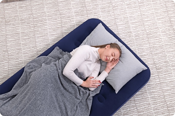 MATERAC DMUCHANY DO SPANIA 188x99 BESTWAY z POMPKĄ