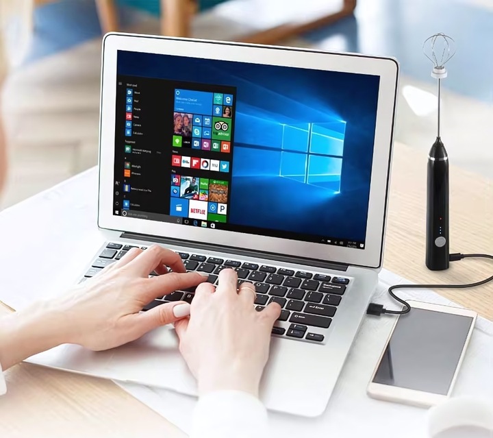 Spieniacz Do Mleka Latte Cappuccino Trzepaczka Do Jajek Mikser