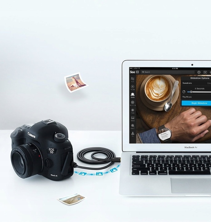 Pozłacany kabel USB- mini USB 3 m jakość przewód Ugreen do nawigacji kamery