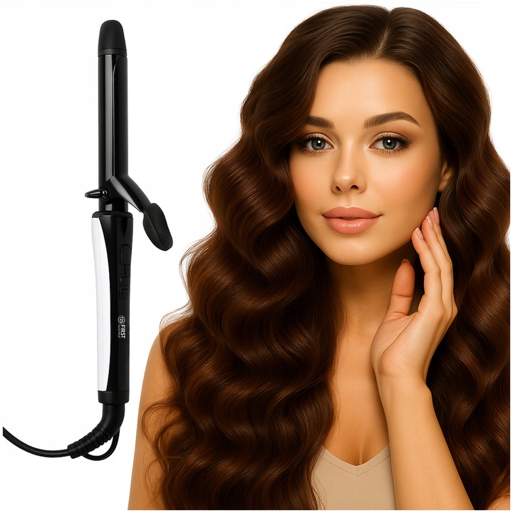 Lokówka do Włosów Długich Krótkich CERAMICZNA STOŻKOWA LOKI First