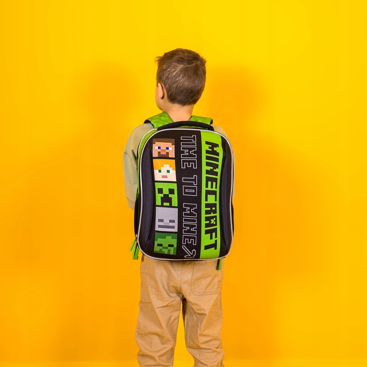 Tornister Plecak Szkolny MINECRAFT ALEX&STEVEN