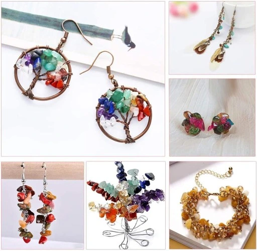 ZESTAW DO ROBIENIA BIŻUTERII BRANSOLETEK BIZUTERIA Z KAMIENI 1323 elementy