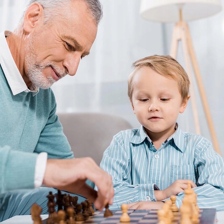 GRA W SZACHY WARCABY TRYKTRAK DUŻE DREWNIANE 3w1 PREZENT