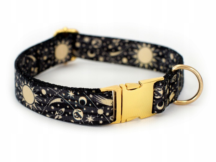 Obroża dla psa z klamrą Space rozmiar S