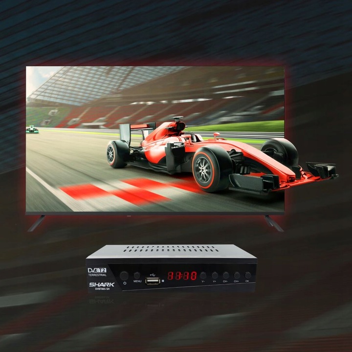 TUNER DEKODER DVBT2 TV NAZIEMNEJ DVB-T2 HEVC H.265 HDMI USB PVR EPG PILOT