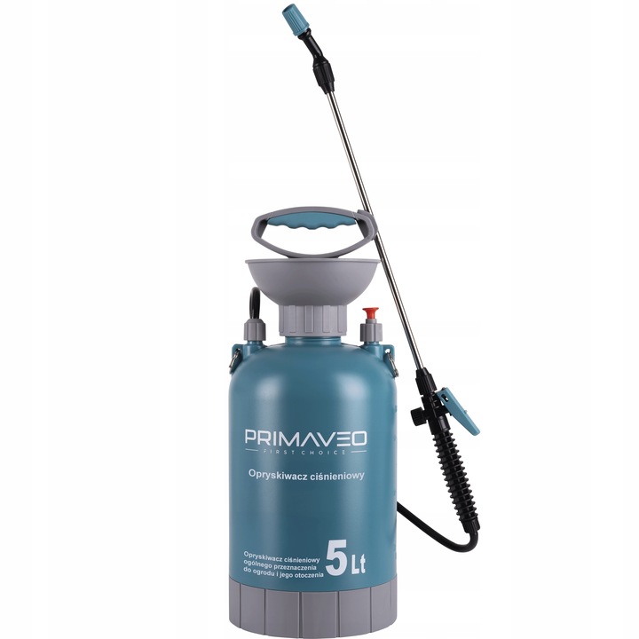 OPRYSKIWACZ CIŚNIENIOWY RĘCZNY STALOWA LANCA 100CM OGRODOWY 5L XL