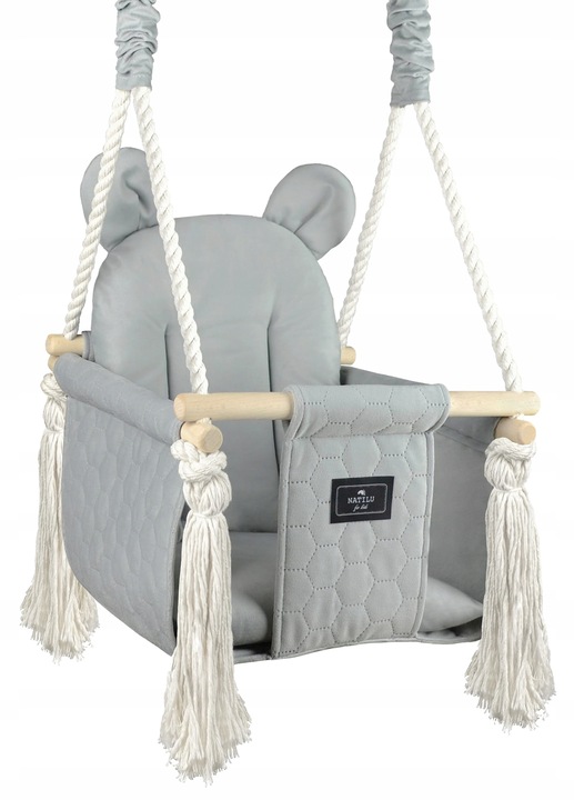 HUŚTAWKA dla dzieci MIŚ VELVET - oryginalna od NATILU - do domu i ogrodu