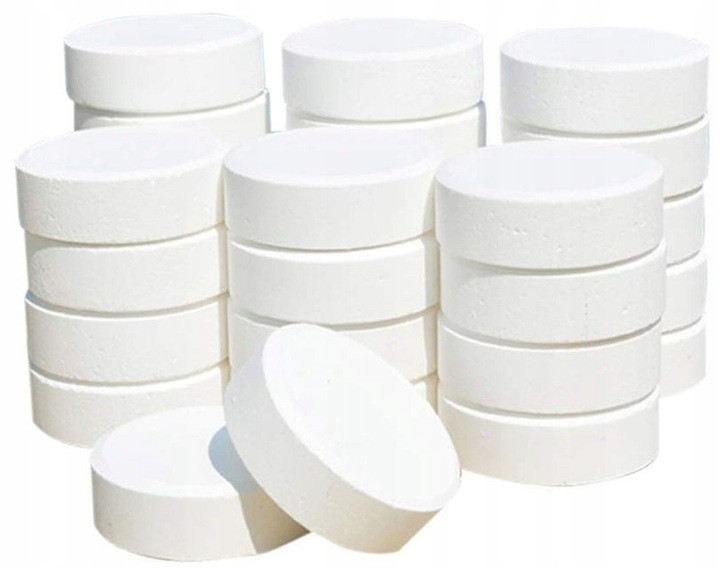 Aktywny Tlen do Basenu Jacuzzi SPA Chemia Basenowa bez Chloru Tabletki 1KG