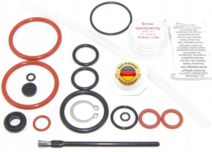 Zestaw 20 elementów tabletki smar uszczelki Krups EA80 EA81 EA82 EA85