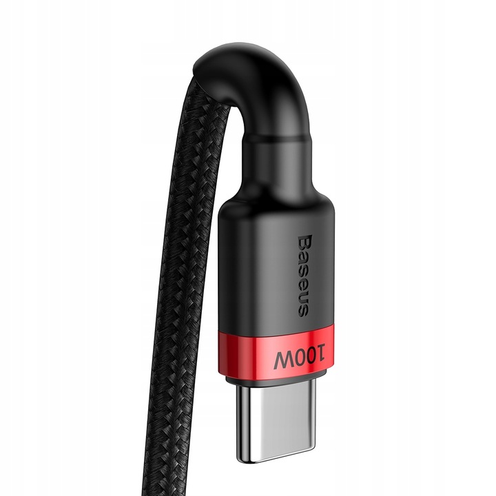 BASEUS MOCNY KABEL USB-C SZYBKIE ŁADOWANIE TYPE-C PD 100W QUICK CHARGE 3.0
