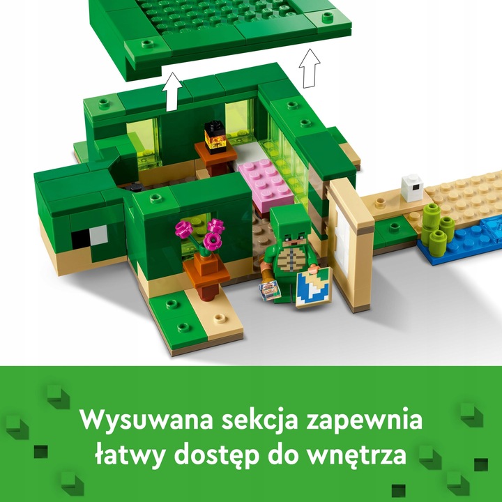 LEGO Minecraft Domek na plaży żółwi 21254