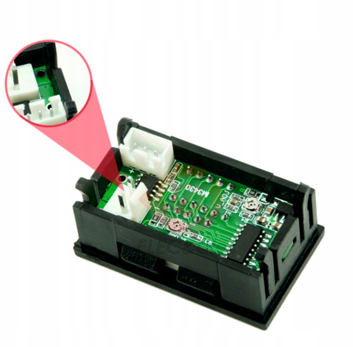 AMPEROMIERZ WOLTOMIERZ PANELOWY 50A 100V NAPIĘCIE PRĄDU STAŁEGO DC 60mV LCD