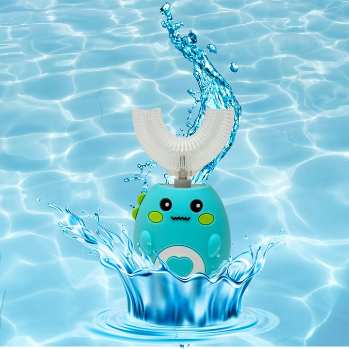 SZCZOTECZKA SONICZNA DO ZĘBÓW ELEKTRYCZNA AKUMULATOROWA DLA DZIECI 2-12 LAT