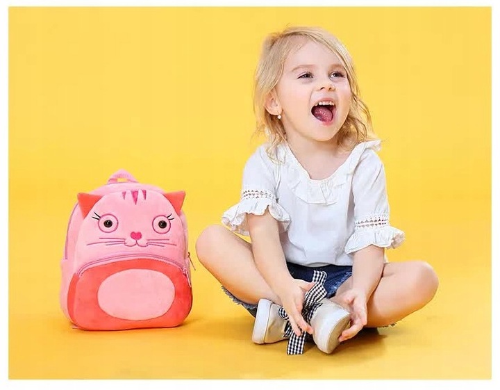 Pluszowy Plecak Przedszkolaka Dziecka - Króliczek