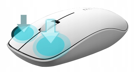 Klawiatura Myszka Zestaw Bezprzewodowy RAPOO czarny 8000M