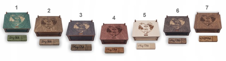 Pendrive 32gb3.0 + drewniane pudełko + GRAWER