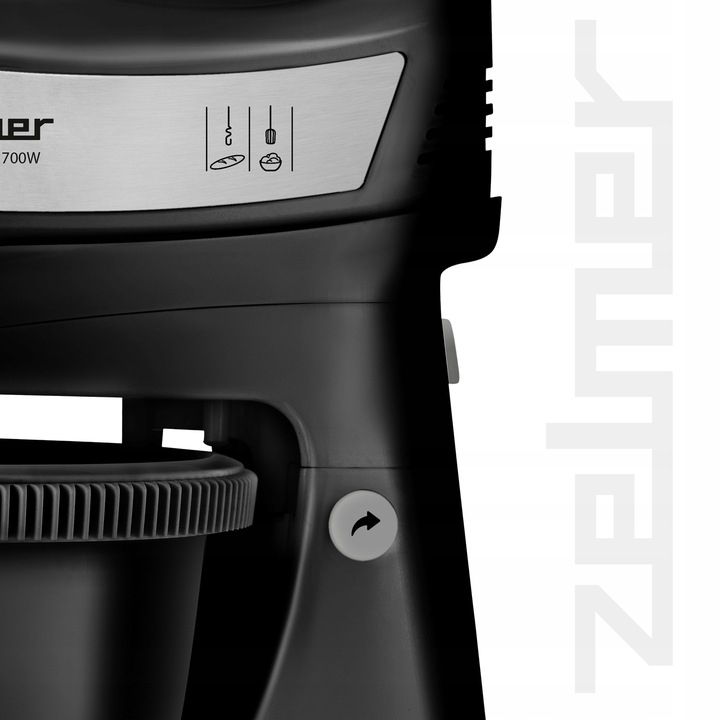 MIKSER RĘCZNY ZELMER LEKKI ROBOT KUCHENNY Z MISĄ 2,5L 4 KOŃCÓWKI TURBO