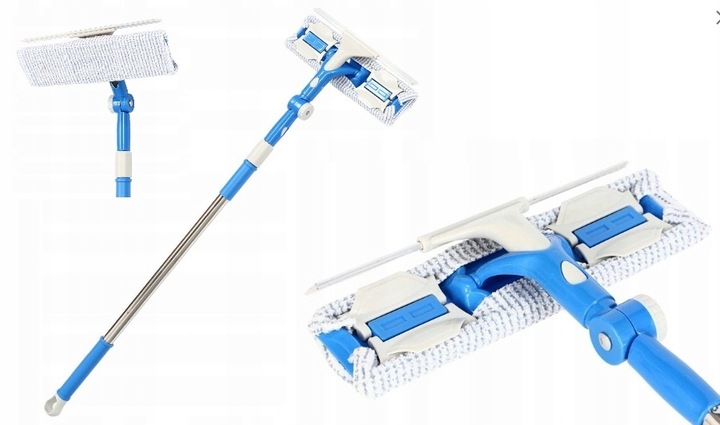 MOP DO OKIEN TELESKOPOWY MYJKA ŚCIĄGACZKA DO MYCIA SZYB LUSTER KABINY