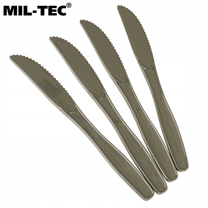 NACZYNIA TURYSTYCZNE ZESTAW DLA 4 OSÓB 26 CZĘŚCI MIL-TEC Camping Table OLIV