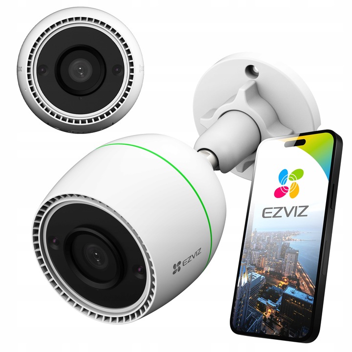 KAMERA BEZPRZEWODOWA EZVIZ H3C WIFI APLIKACJA Full HD IR 30m DO MONITORINGU