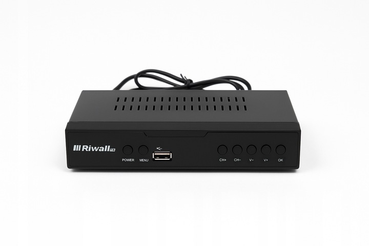 Dekoder DVB-T2 HEVC H.265 Riwall TVCONTROL Tuner TV Full HD HDMI USB