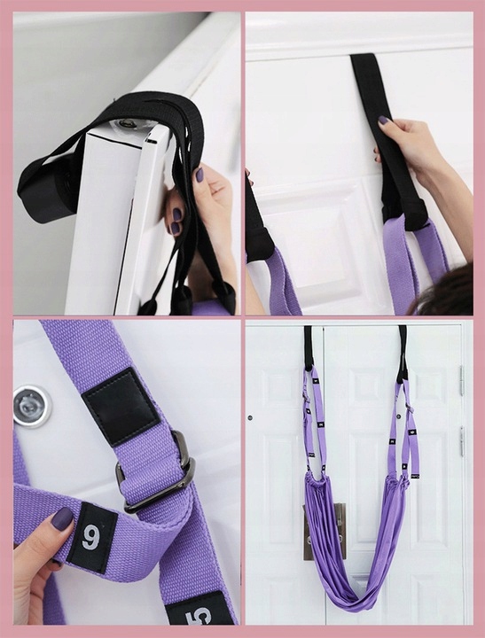 Joga huśtawka hamak joga trapez inwersja fitness akrobatyka