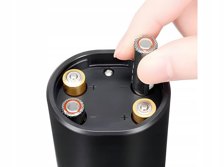 Zestaw 2 Młynków Elektrycznych do przypraw z podstawką Młynek do