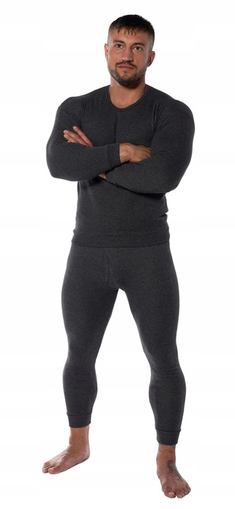 POLSKIE KALESONY MĘSKIE CIEPŁE BAWEŁNIANE Termo Ocieplane Getry XXXL