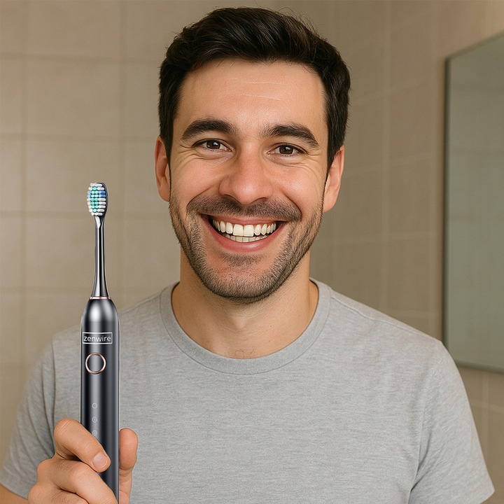 Szczoteczka Soniczna Elektryczna Magnetyczna do Zębów dla Dzieci Dorosłych