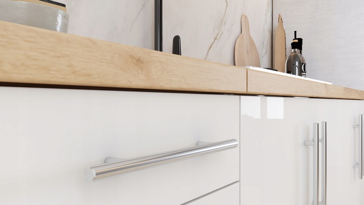 SYSTEM meble kuchenne szafka stojąca INEZ 60 pojemna biała PRODUCENT