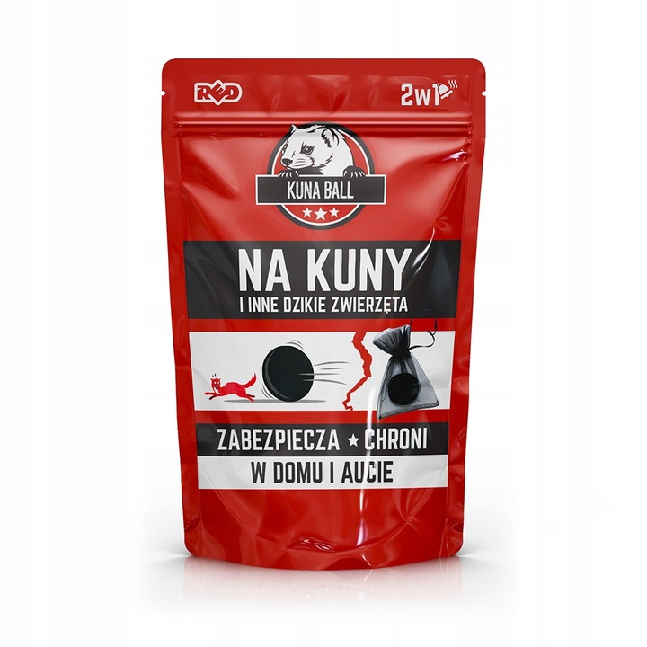 ODSTRASZACZ NA KUNY ŚRODEK ZAPACHOWY DO OCHRONY SAMOCHODU KUNA BALL 2