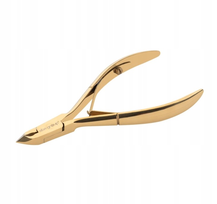 Cążki do skórek dwusprężynowe złote 5mm Ostre PREMIUM Aba Group 1127