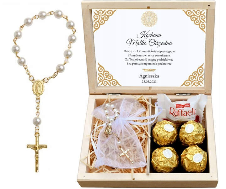 Podziękowanie dla Chrzestnych Dziadków Komunia Św