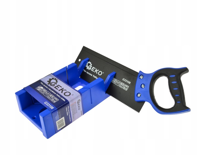 PIŁA RĘCZNA DREWNA Z KORYTKIEM UCIOSOWA SKRZYNKA