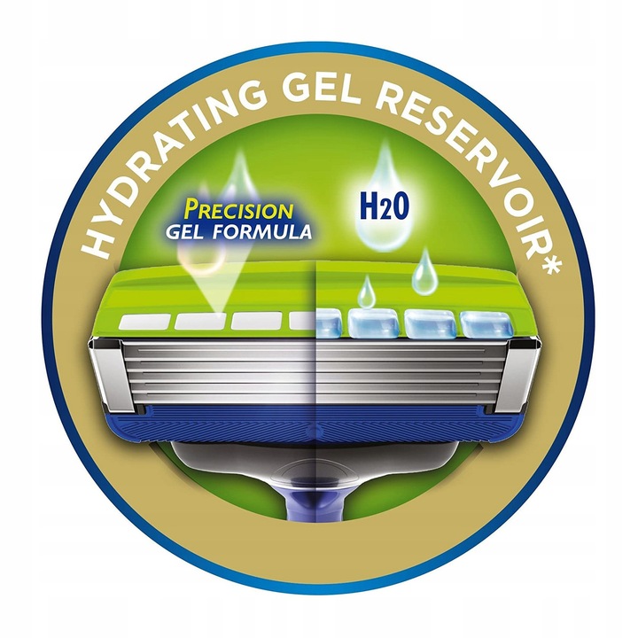 4x Wkłady Nożyki WILKINSON Hydro 5 Groomer Skin Protection 4in1