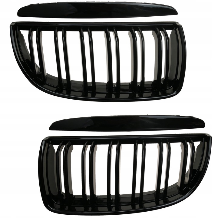 Nerki grill czarny połysk BMW E90 E91 04-07 Sedan kombi przed liftingiem