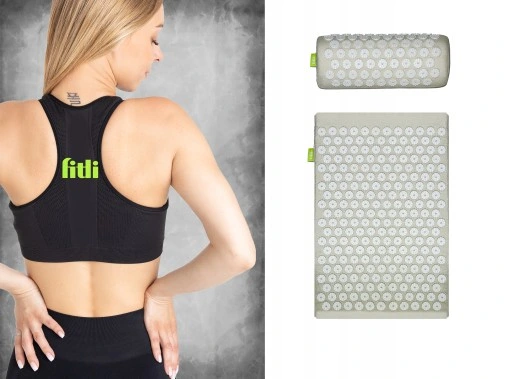 MATA ZDROWOTNA DO AKUPRESURY Z KOLCAMI + PODUSZKA